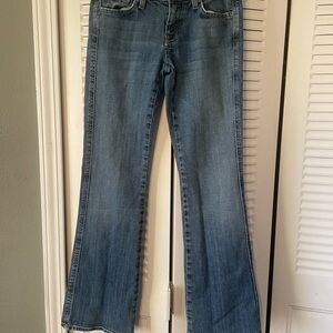 7 For All Mankind Light Blue Flare Jeans
